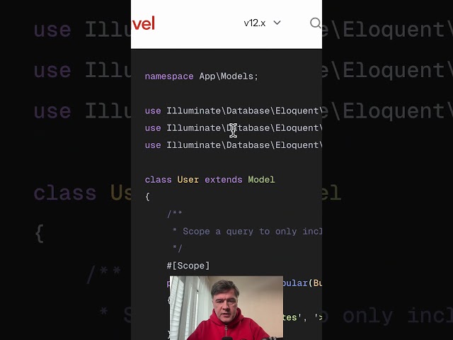 New Local Scopes Syntax in Laravel 12.x #laravel
