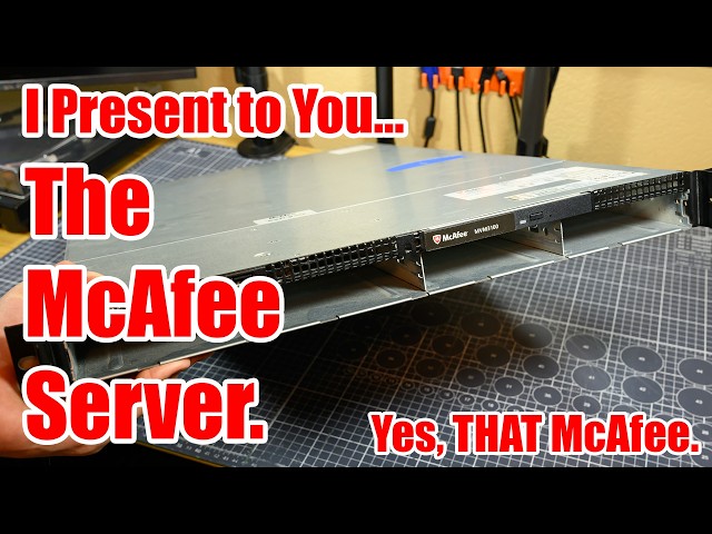 I Played Video Games on a McAfee Branded Server. Yes, THAT McAfee!