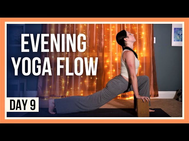 15 min Evening Yoga Flow – Day #9 (HIPS & HAMSTRINGS STRETCH)