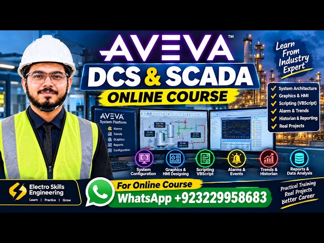 AVEVA DCS SCADA Basic to Advance | Industrial Based Training | What is DCS and SCADA