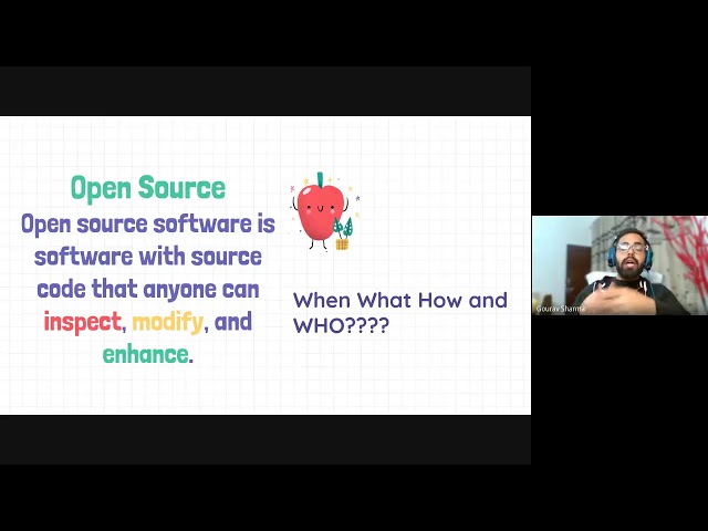 Open Source Session 2.0 Gourav Sharma RedHat (Cheers With Gourav)