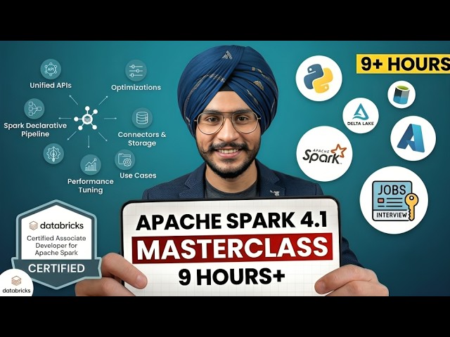 Apache Spark 4.1 Masterclass:Zero to Databricks Certified Spark Developer |Interview Blueprint(2026)