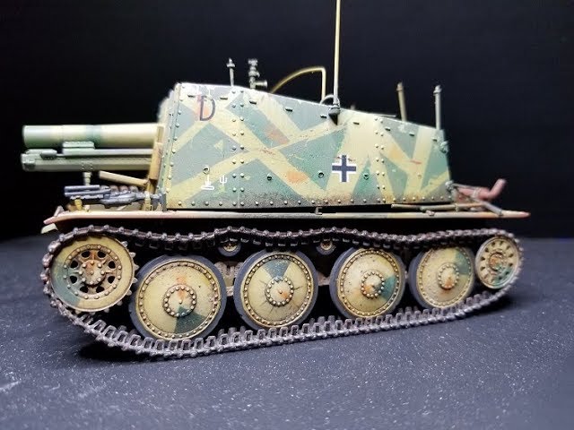 Dragon Geschutzwagen Grille Ausf H Kit #6470 complete build
