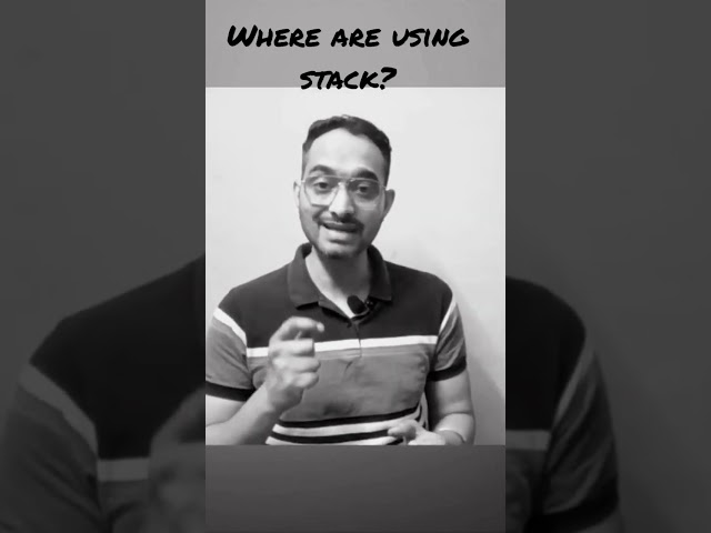 uses of stack #shortvideo #shorts #dsa #stack #virulshorts #treandingshort