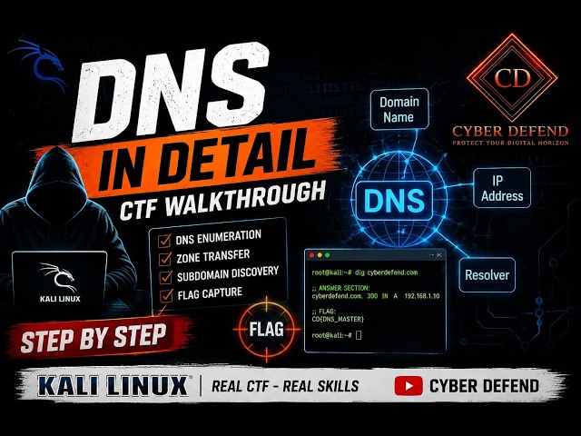DNS In Detail | TRYHAKME | Walkthrough | Complete Cybersecurity Tutorial