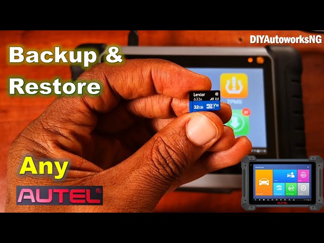 BACKUP any Autel Scanner: Backing up Autel Tools - Autel MaxiSYS, MaxiPRO, MaxiCOM