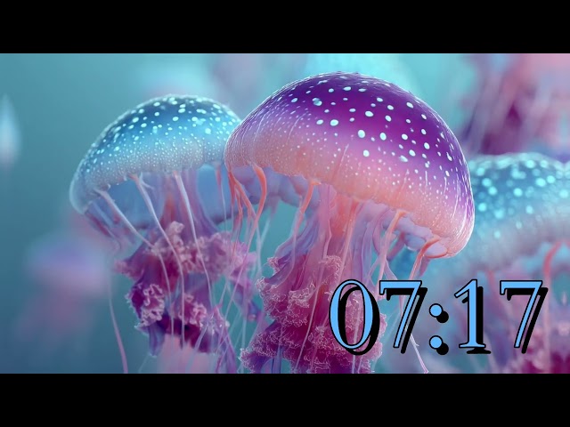 15 Minute Calm Timer | Jellyfish Drift Countdown for Relaxation, Focus & Mindfulness and Classroom