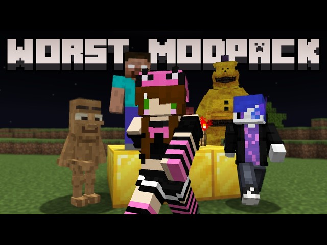 I Made My Friend Play The Worst Modpack In Minecraft...(NOT FOR KIDS)