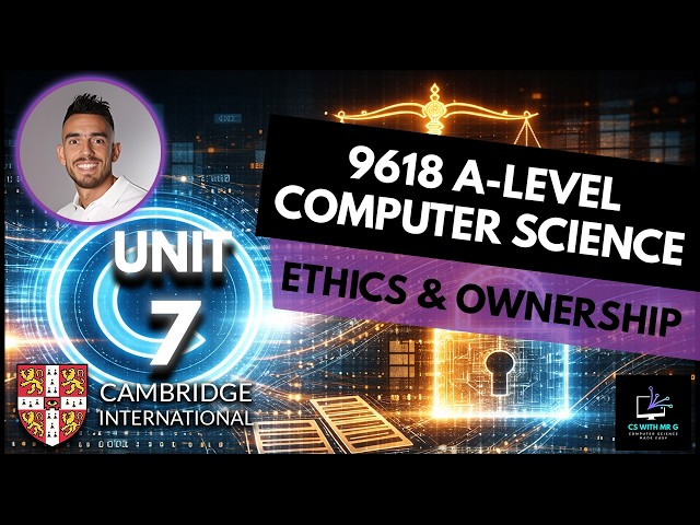 9618 AS Level Computer Science | Unit 7 Lesson 1: Ethics in Computer Science | BCS & IEEE