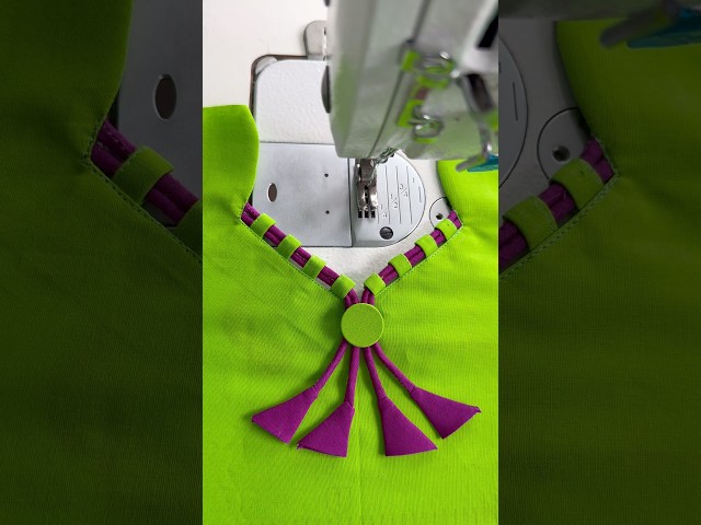 Beautiful neck design #neck #design