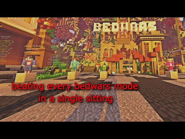 🔴 beating every bedwars mode [stream]