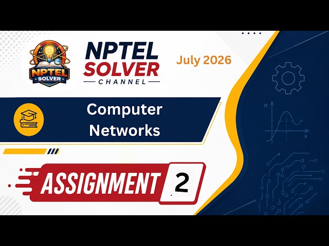 Computer Networks Week 2 || NPTEL ANSWERS || NPTEL JULY 2026 #nptel #nptel2026 #nptelsolver