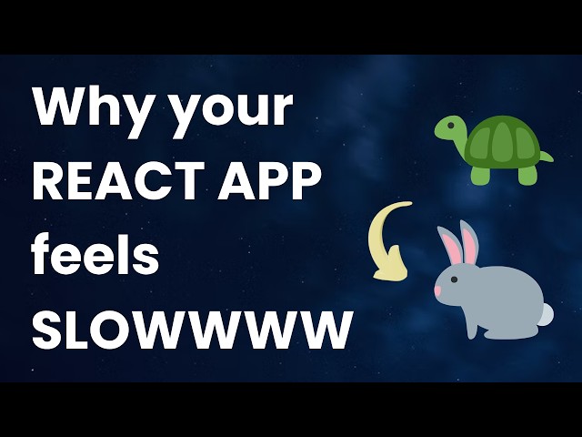 3 Mistakes Making Your React App SLOW 🐢(Fixes Included) #reactjs #codinginterviewprep