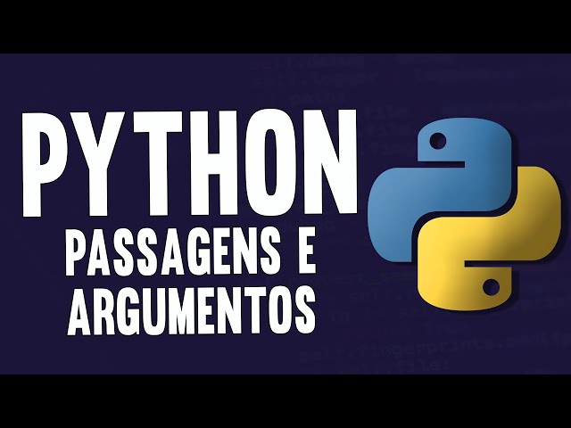 Curso Básico Python - Passagem de argumentos - Aula 9