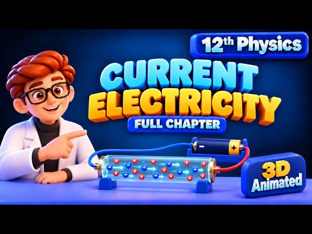 Current Electricity Class 12 Physics | Full Chapter in Hindi | 3D Animations