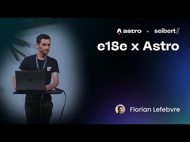 e18e x Astro | Astro Together FRA 2026 × Seibert