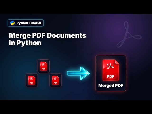 Merge PDF Documents in Python | Combine Multiple PDFs with Spire.PDF for Python