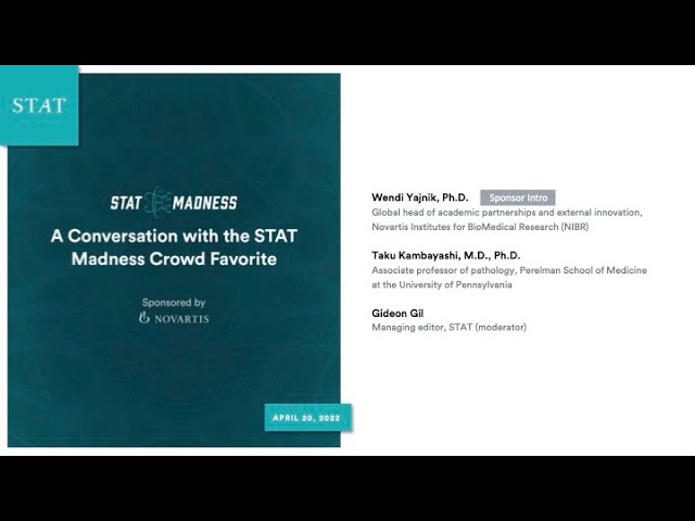 STAT Virtual Event: A conversation with the STAT Madness crowd favorite