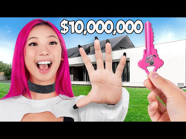 I Built My Girlfriend a House in ONE COLOR