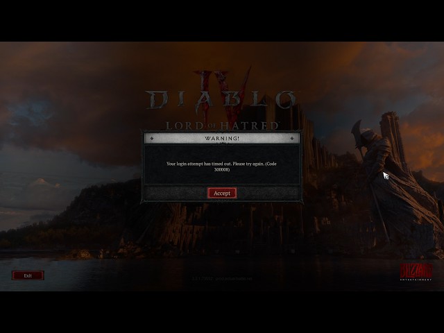 Diablo 4 Error Code 300008 – Season 15 Login Error!