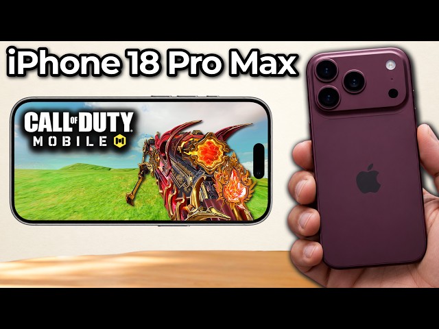 iPhone 18 PRO MAX GAMEPLAY COD MOBILE