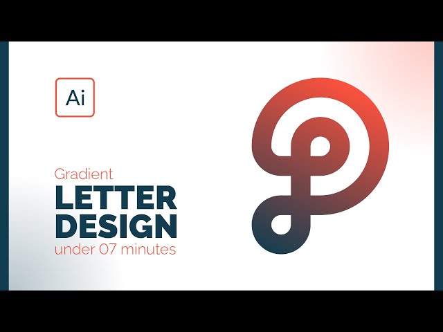 Upgrade your Level and Create Professional Gradient Letter Designs #fierydesigns