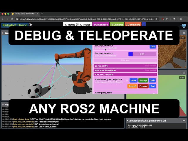 Debug, Visualize and Teleoperate any ROS2 Robot with Phantom Bridge