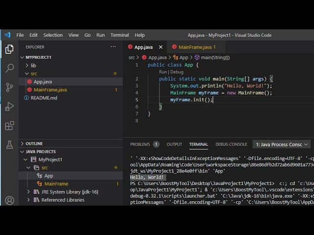 Add JAR files to Java Project using Visual Studio Code