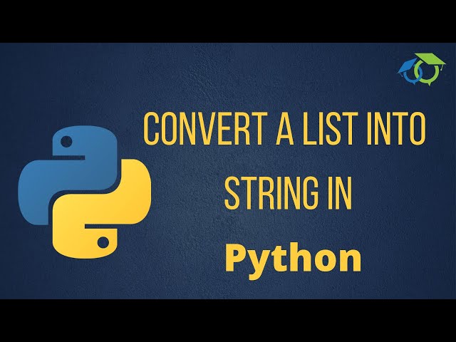 Convert a list Element Into String