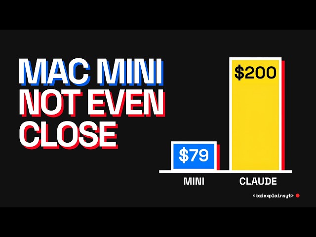 Can a Mac Mini Replace your $200 AI Subscription?