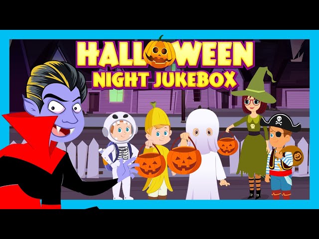 🎃 #halloween  Night Jukebox | #spookystories  & #funstories for Kids | Kids Hut #halloweenforkids |