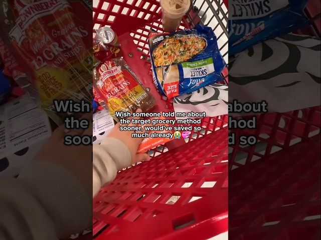 Tutorial Here👇💞 #target #groceries #shorts
