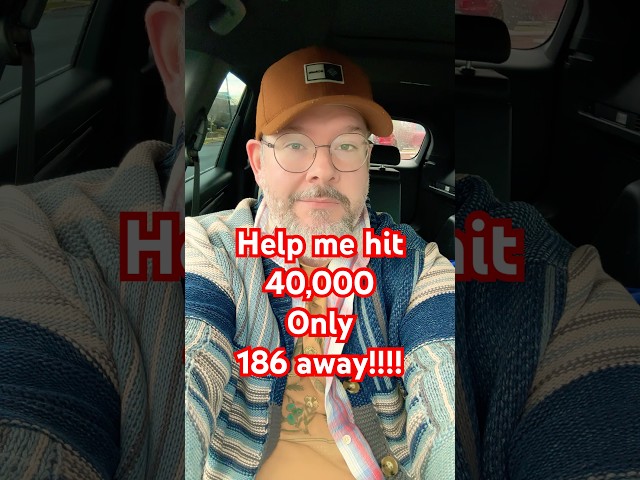 40k by January 1st!!! Soooooo close!!!