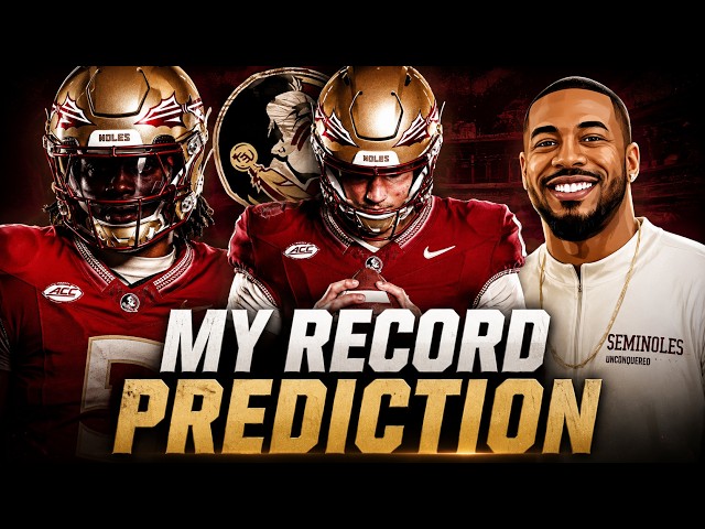 FSU Football 2026 Season Prediction | CJ Picks EVERY Win & Loss 🍢
