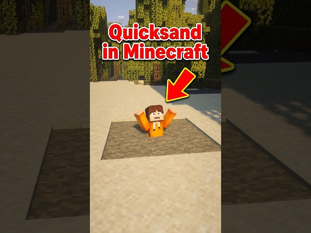 I Made Real Quicksand in Minecraft 🤯