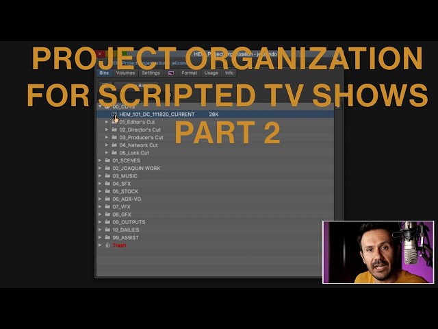 Project Organization for Scripted TV Shows in Avid Media Composer (Part 2)