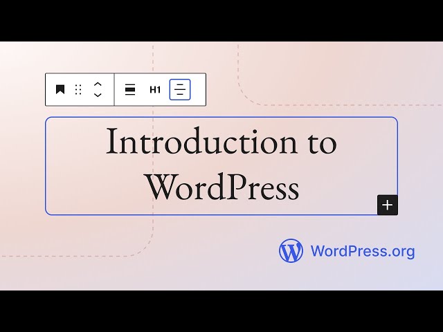 Introduction to WordPress