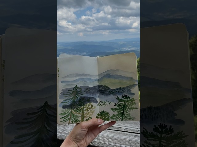Nature’s beauty in art 🌿✨ #natureinspiredart #artistlife #mixedmediaart #sketching