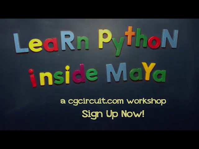 Learn Python inside Maya