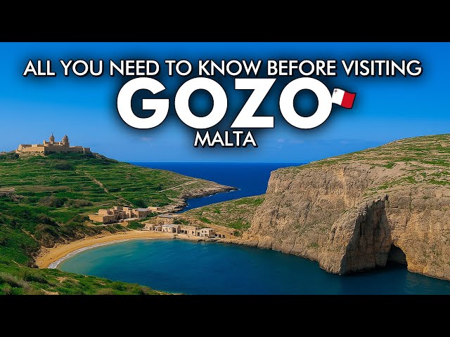 Gozo Island Malta Travel Guide: Best Things To Do in Gozo Vlog 4K