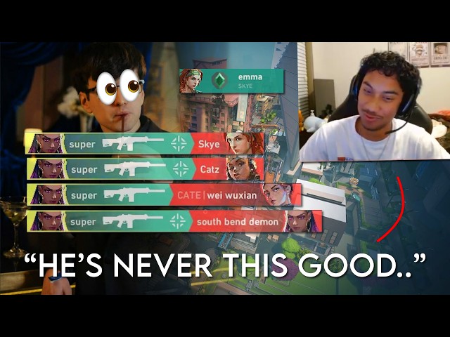 Super when there's a girl on his team