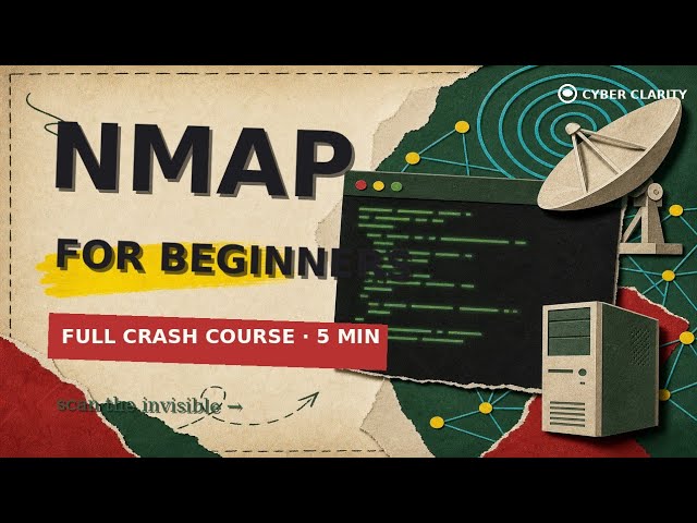 How to Use Nmap for Complete Beginners — 5-Minute Crash Course
