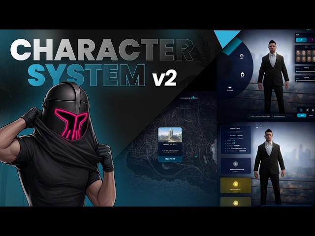 FiveM Advanced Character Suite V2 🔥 [MULTICHARACTER, SKIN CREATOR, SPAWN SELECTOR]