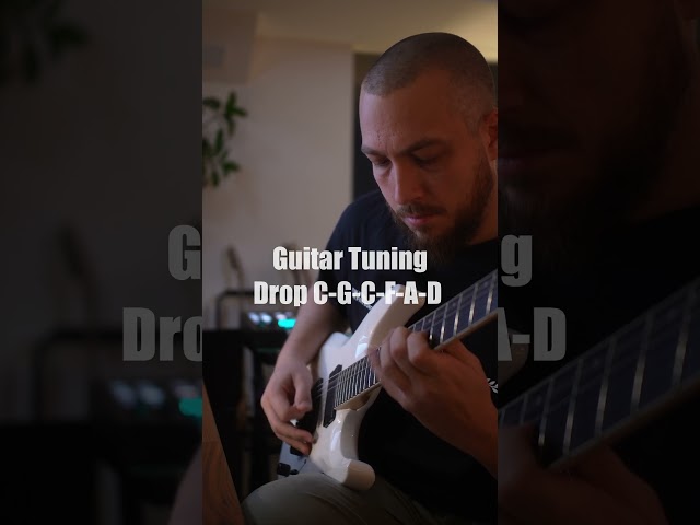 Drop C Tuning First Take #guitar #metalguitr #toneplay