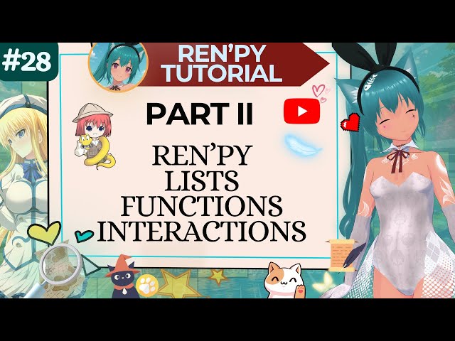 Ren'Py Masterclass: Lists, Functions & Player Choices Made Easy!