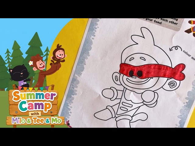 Craft: Colour Tee & Mo’s Scrapbook! 🎨📖 | Milo’s Creations | DIY for Kids