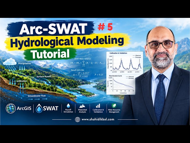 Arc SWAT Hydrological Model Tutorial Part 5