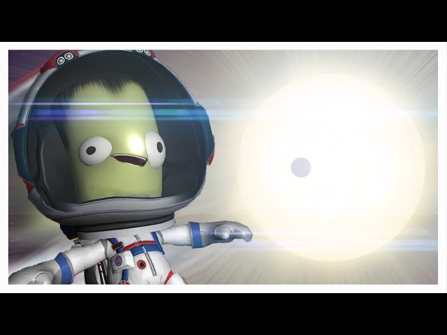 Kerbal Space Program but the sun is getting bigger...