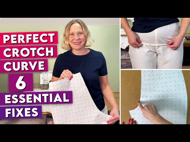 Fit your pants (trousers) perfectly! Detailed pattern amendments.