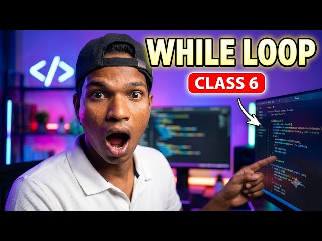 While loop in python. #class 6 // 60 Day's of python learning.#coding 